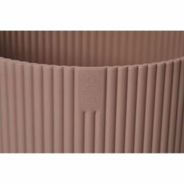 Elho ELH8711904494223 Vibras Maceta de Flores Redonda de Plástico Ø25 cm Polvo de Rosa