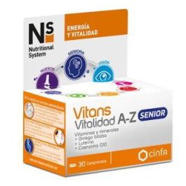 Ns Vitans Vitalidad A-Z Senior 30 Comp Precio: 15.6899996. SKU: B1DPN6PRDN
