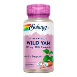 SOLARAY Wild Yam (Mexican Yam) Extracto de Raíz con 10% Diosgenina 275mg, 60 Cápsulas Precio: 26.7899995. SKU: B1G7SPVXAF