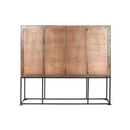 DKD Home Decor Armario Indio Desmontable Blanco Negro de Mango y Metal, 180 cm Ancho x 40 cm Fondo x 160 cm Alto, 4 Puertas, 2 Cajones DKD Home Decor Armario Indio Desmontable Blanco Negro de Mango y Metal, 180 cm Ancho x 40 cm Fondo x 160 cm Alto, 4 Puertas, 2 Cajones