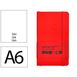 Antartik Cuaderno A6 Tapa Blanda Hojas Lisas Rojo 100 Hojas 80 gr FSC Precio: 4.49999968. SKU: B18QCALM9E