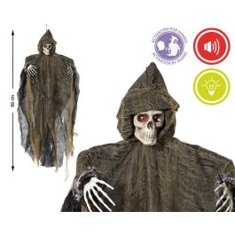 Decoración Colgante Esqueleto Con Capucha 89 cm Con Luz Y Sonido - Realismo y Terror para Halloween Precio: 8.98999992. SKU: B18LK4GPZV