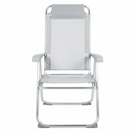 Aktive Silla Reclinable de Camping de Aluminio y Textileno - Medidas: 44x55x101 cm