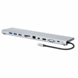 MANHATTAN USB-C Docking Station 11 en 1 MST para 3 Monitores