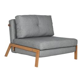 Sofá Home ESPRIT Gris Natural Scandi