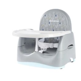 Badabulle BAD3661276177925 Silla de Comedor Portátil Home & Go Bear, Altura Ajustable Universal para Bebés 6-36 meses