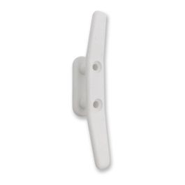 Micel 92572 Toldo TLD15 Polea Cornamusa 102mm Acero Acabado Blanco Rodamientos Interiores