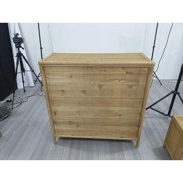 DKD Home Decor Aparador Tropical de Madera de Abeto y Ratán Marrón Claro 100x40x100 cm con 1 Cajón y 2 Puertas. Colección Suipt. DKD Home Decor Aparador Tropical de Madera de Abeto y Ratán Marrón Claro 100x40x100 cm con 1 Cajón y 2 Puertas. Colección Suipt.