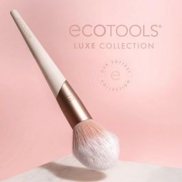 Ecotools LUXE flawless foundation brush - Brocha de Maquillaje para Base Líquida, Crema o Polvo, Cobertura Impecable, Vegana, 1 Unidad