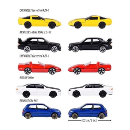 Majorette Caja de 5 coches de rueda libre Youngster SMOB212052021 Años 90