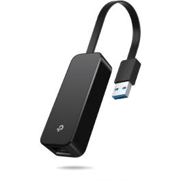 TP-Link UE306 Base Replicador de Puertos para Portátil - Adaptador de Red USB a Gigabit Ethernet Plug and Play, Negro