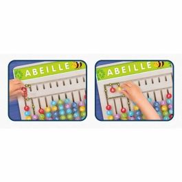 Lisciani Giochi Sopa de letras Montessori LIS8008324110186, Juego de tablero de madera con letras y números magnéticos