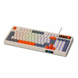 Teclado PcCom Blanco Qwerty Español Precio: 75.49999974. SKU: B1EQ7CZ8BV