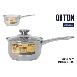 Inde Cazo 16 cm (2 L) de Acero Inoxidable para Inducción con Tapa New Neron (8 Unidades)