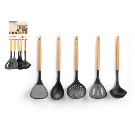 Kinvara Set 5 Utensilios de Cocina de PBT y Bambú 16x43.5x7 cm Marrón (12 Unidades) Precio: 76.4999994. SKU: B1H7Y4J2VH