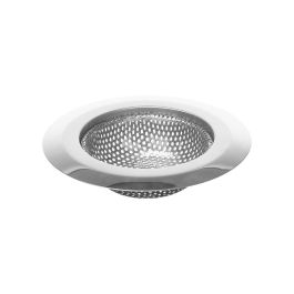Kinvara Filtro Fregadero Grande de Acero Inoxidable 304, 11.3x2.5x11.3 cm, Color Metal (48 Unidades)