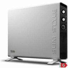 Delonghi HCX3220FTS Convector Móvil 2000W (3 Potencias) Temporizador 24h Ultra Delgado 7.5cm Blanco