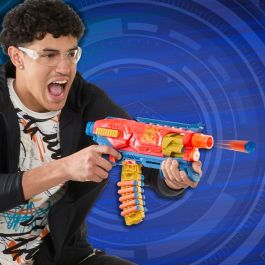 Nerf HASG17594N0 Lanzador Loadout Shadowspeed Recon con tambor giratorio de 6 dardos, incluye 14 dardos Nerf N1 y almacenamiento