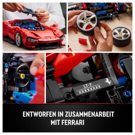 Lego Technic 42143 Ferrari Daytona SP3 Auto en miniatura Modelo para construir para Adultos