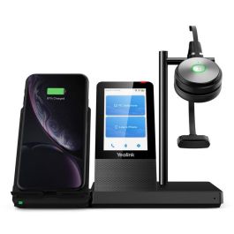 Yealink WH66 Auricular Mono Inalámbrico DECT con Estación UC todo-en-uno, Voz HD, Cancelación Ruido, Certificado Microsoft Teams