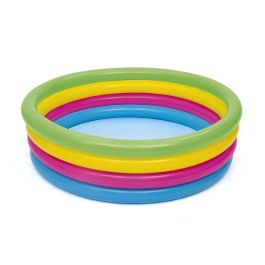 Bestway Piscina Hinchable Infantil 4 Aros Arcoiris 157x46 cm +3 Años Jardin 51117 Precio: 24.50000014. SKU: B1K9X8STEN
