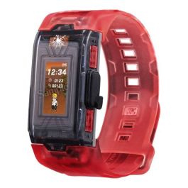 Bandai Pulsera Vital Tokyo Revengers BE Card con Correa Roja Transparente, Juguete Interactivo de Fitness para Niños, Regalo Anime