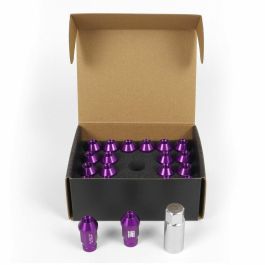 Set Tuercas OMP 7075 M12 x 1,25 40 mm 20 uds Violeta Set Tuercas OMP 7075 M12 x 1,25 40 mm 20 uds Violeta