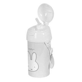 Botella Portaliquidos Safta 500 mL Apertura Automatica Con Pajita Miffy Menta 195x73x73 mm Botella Portaliquidos Safta 500 mL Apertura Automatica Con Pajita Miffy Menta 195x73x73 mm