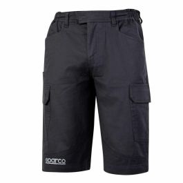 Sparco S02410GS3L Pantalón Bermuda Cargo Hombre Algodón Elástico Múltiples Bolsillos Gris Talla L (34" Cintura) Trabajo o Casual Precio: 49.7899996. SKU: B1EHRE2RS3