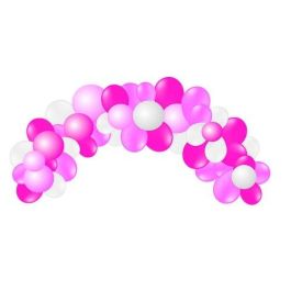 Vivalloons Globo arco de guirnalda 100% látex biodegradable Baby Pink 55 unidades colores pastel Precio: 5.79000004. SKU: B1F99QEBVK