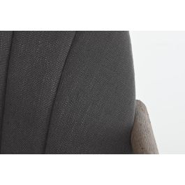 DKD Home Decor Butaca Moderna Tapizada Gris Oscuro, 69x89x68 cm, Estructura Abeto y Asiento Poliéster, Altura Asiento 45 cm