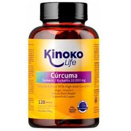 KINOKO LIFE Curcuma 95% Jengibre Pimienta Negra Boswellia Complemento Alimenticio Vegano Sin Gluten 120 Cápsulas Precio: 27.7899996. SKU: B1ELJGRTQ8