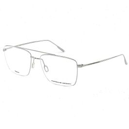 Montura de Gafas Hombre Porsche Design P8381-C-57 Plateado ø 57 mm