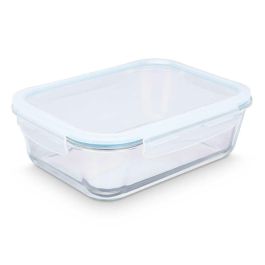 Fiambrera Vivalto C2-2800K Transparente Silicona Vidrio de Borosilicato 2,8 L 29,5 x 9 x 22,8 cm (6 Unidades)