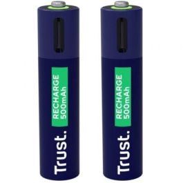 Pack de 2 Pilas AAA Trust 25585/ Recargables Pack de 2 Pilas AAA Trust 25585/ Recargables