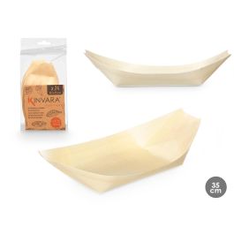 Set 24 Bandejas Ovaladas Madera Peq Kinvara 11X15CM (18 Unidades) Precio: 51.68999968. SKU: B1BANE86EN