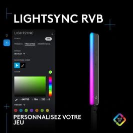 Iluminación de acento RGB dual: Litra Beam LX muestra tonos de piel naturales y una apariencia radiante, iluminación de acento frontal Al