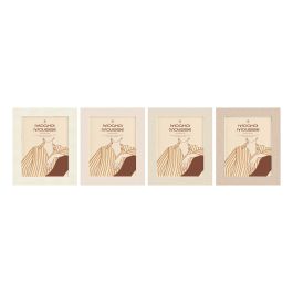 DKD Home Decor Marco de Fotos Moderno 20x25 cm de PS y Cristal, Blanco/Beige, detalle Mocha mouse (12 Unidades) Precio: 54.49999962. SKU: B1E4TZQZN9