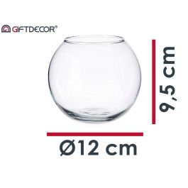 Pecera Mini Diam 12 cm - Cristal Transparente, 750 ml - Giftdecor (24 Unidades) Pecera Mini Diam 12 cm - Cristal Transparente, 750 ml - Giftdecor (24 Unidades)