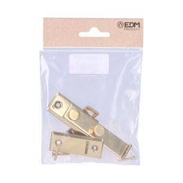 Pestillo reversible latón pulido 8cm Pestillo reversible latón pulido 8cm