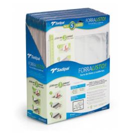 Forro Ajustable Sadipal Pvc Trans. 120Μ 28X55 Cm Blister De 5 Precio: 4.88999962. SKU: B12JWH6F8Q