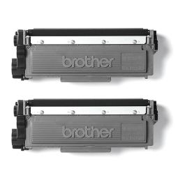 BROTHER pack de 2 cartuchos deToner negro de larga duracion tn2320twin/TN2320TWIN