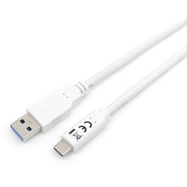 EQUIP USB-A 3.2 a USB-C St/St 2.00m 3A/20V Cable blanco Precio: 22.88999955. SKU: B16F9BQ75P