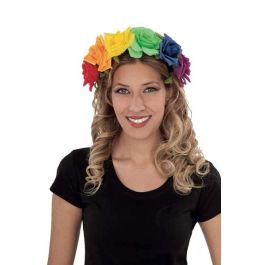 Diadema flores arco iris talla única Diadema flores arco iris talla única