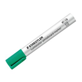 Rotulador Staedtler Lumocolor 351 Para Pizarra Blanca Punta Redonda 2 mm Recargable Color Verde Claro 10 unidades