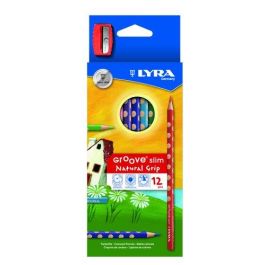 Lapices De Colores Lyra Groove Slim Estuche De 12 Con Afilalapiz 12 unidades Precio: 76.68999965. SKU: B1K4A7MNNK