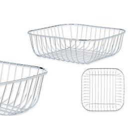 Frutero Metal Cuadrado Cromado Kinvara 30X9CM (6 Unidades) Precio: 30.59000032. SKU: B126ZHLKXW
