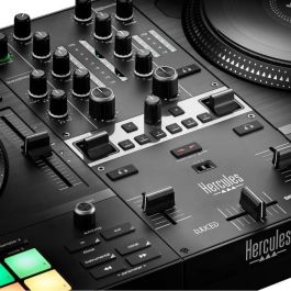 HERCULES DJCONTROL INPULSE T7 - Controladora DJ motorizada de dos decks en color negro