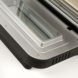 G3 Ferrari G10204 Horno para Pizza Pro 2 Minuti, Acero Inoxidable/Negro, hasta 1850W, para Pizzas de 32cm