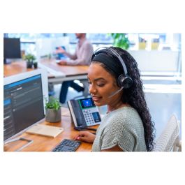 HP Teléfono IP Poly Edge E450, 8 Líneas, PoE, Pantalla IPS 3.5", Negro, Terminal con Conexión por Cable